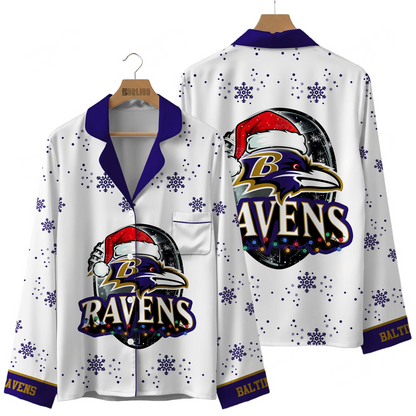 Premium NFL BAL Christmas Pajamas V1 NMD TTV