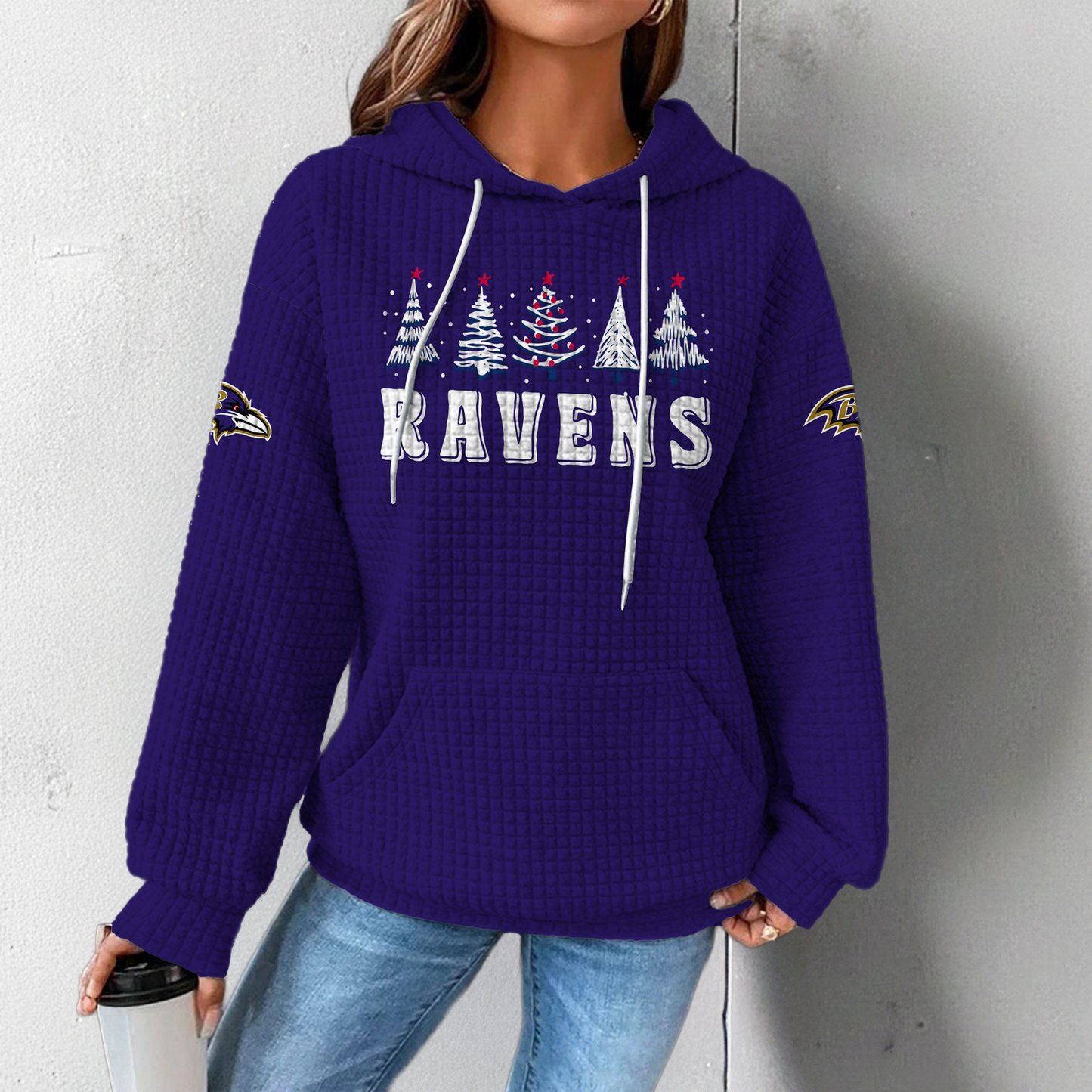 Premium NFL BAL Christmas Waffele Hoodie V1 NMD 261125 TTV
