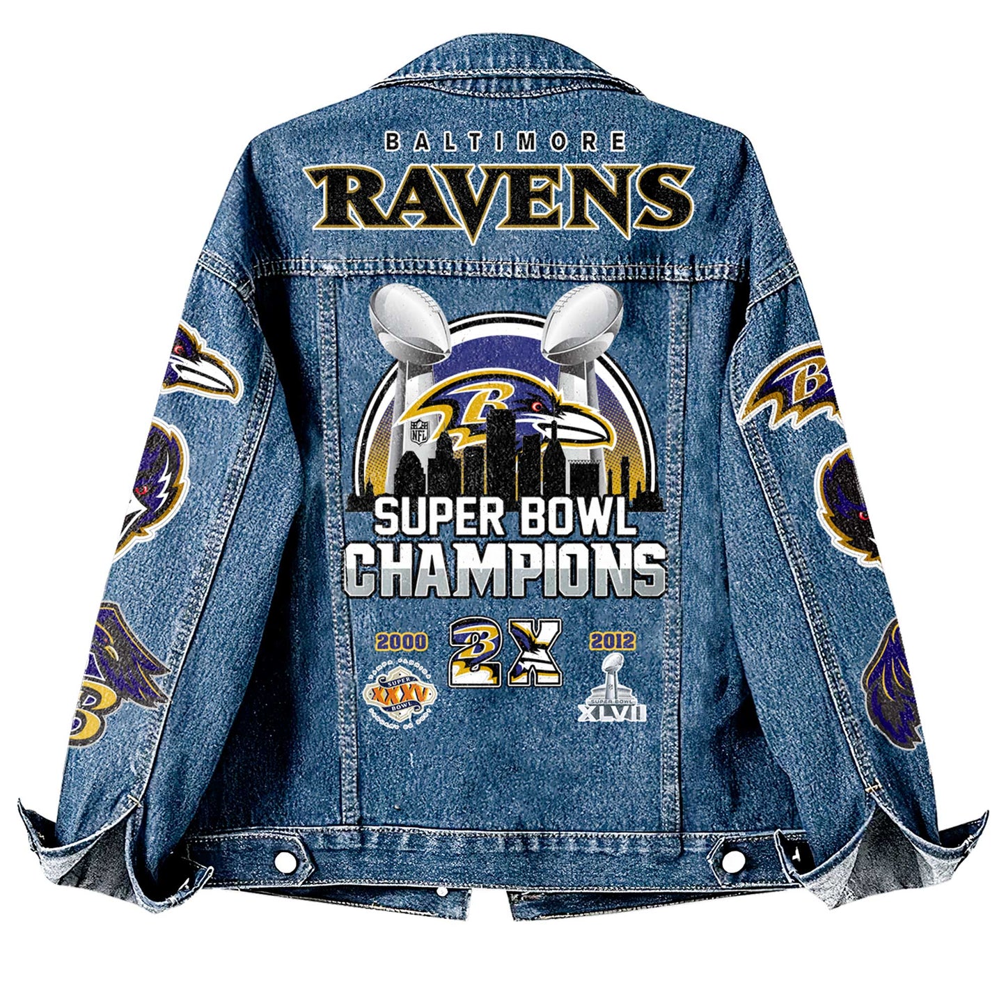 Premium NFL BAL Denim Jacket V1 NMD NHM