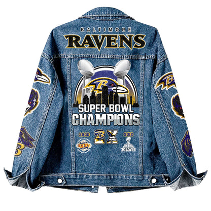 Premium NFL BAL Denim Jacket V1 NMD NHM