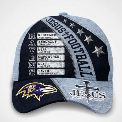Premium NFL BAL Jesus Football Classic Cap V1 NMD TTV