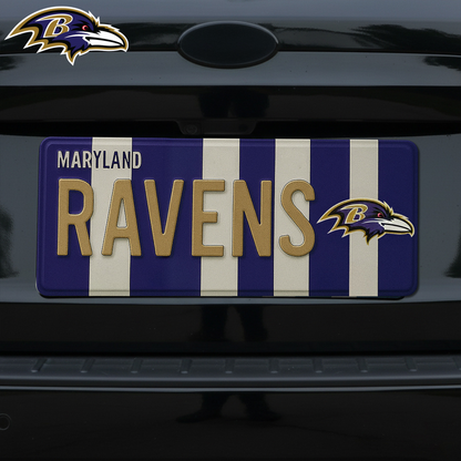 Premium NFL BAL License Plate Frame HI V1 NMD TTV