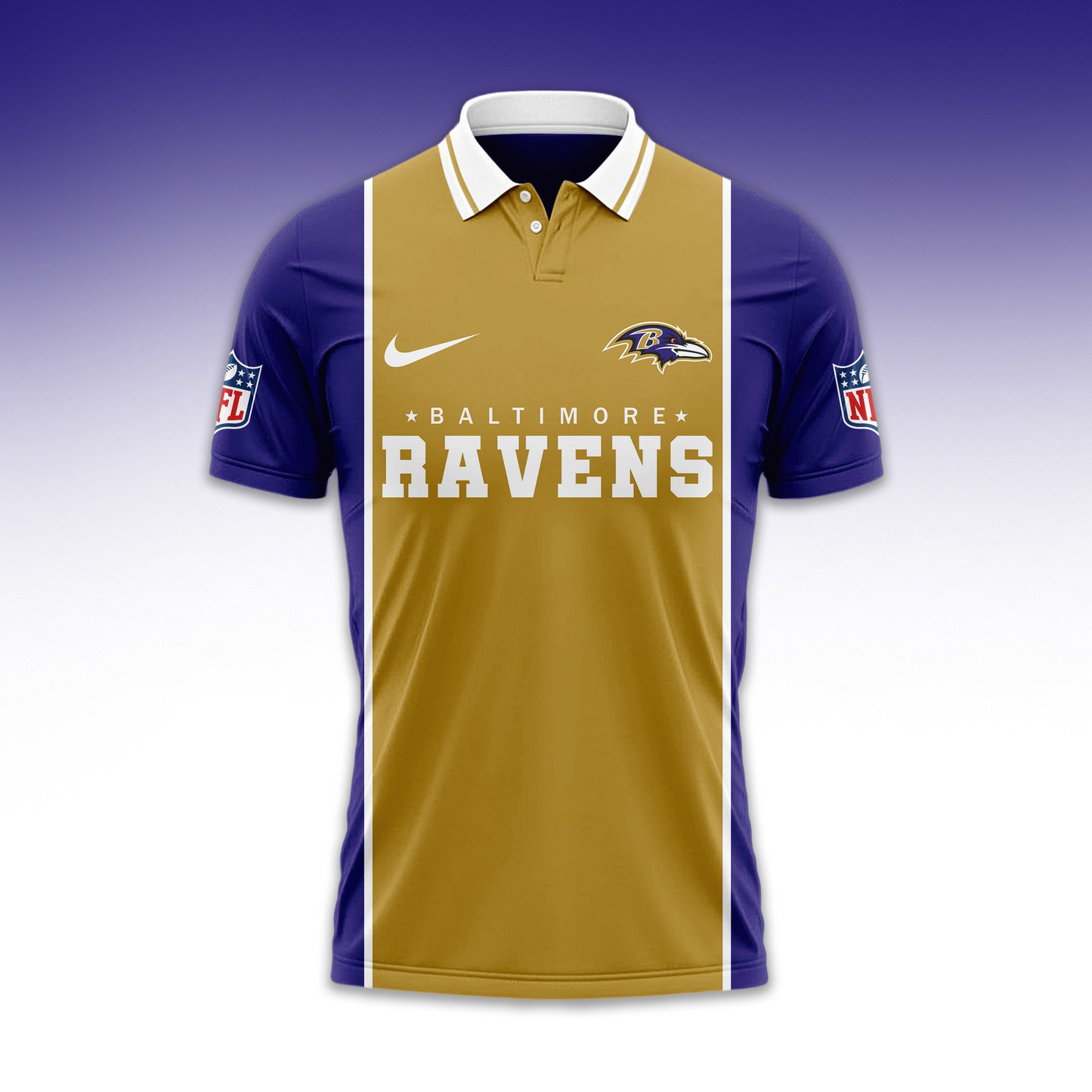 Premium NFL BAL No One Likes Us Polo Shirt V1 NMD 291025 TTV