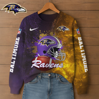 Premium NFL BAL Printed Sweatshirt V1 NMD TTV