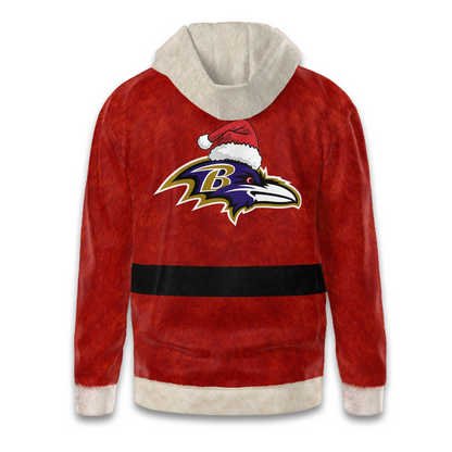 Premium NFL BAL Santa Claus Hoodie V1 NMD TTV
