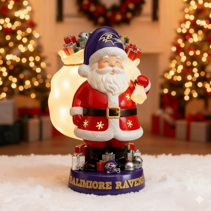 Premium NFL BAL Santa Claus Led Figure V1 NMD TTV