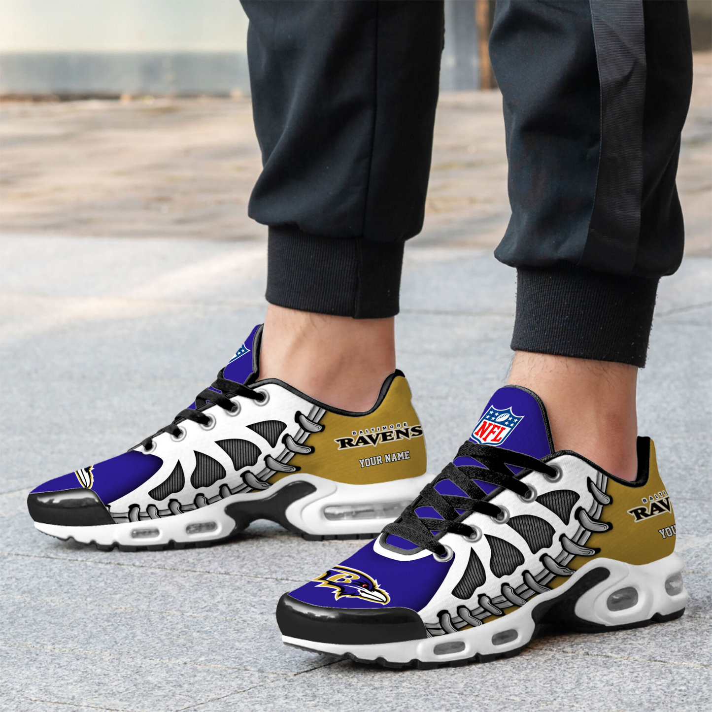 Premium NFL BAL Spine Rush Air Max Sneaker V4 NMD  TTV