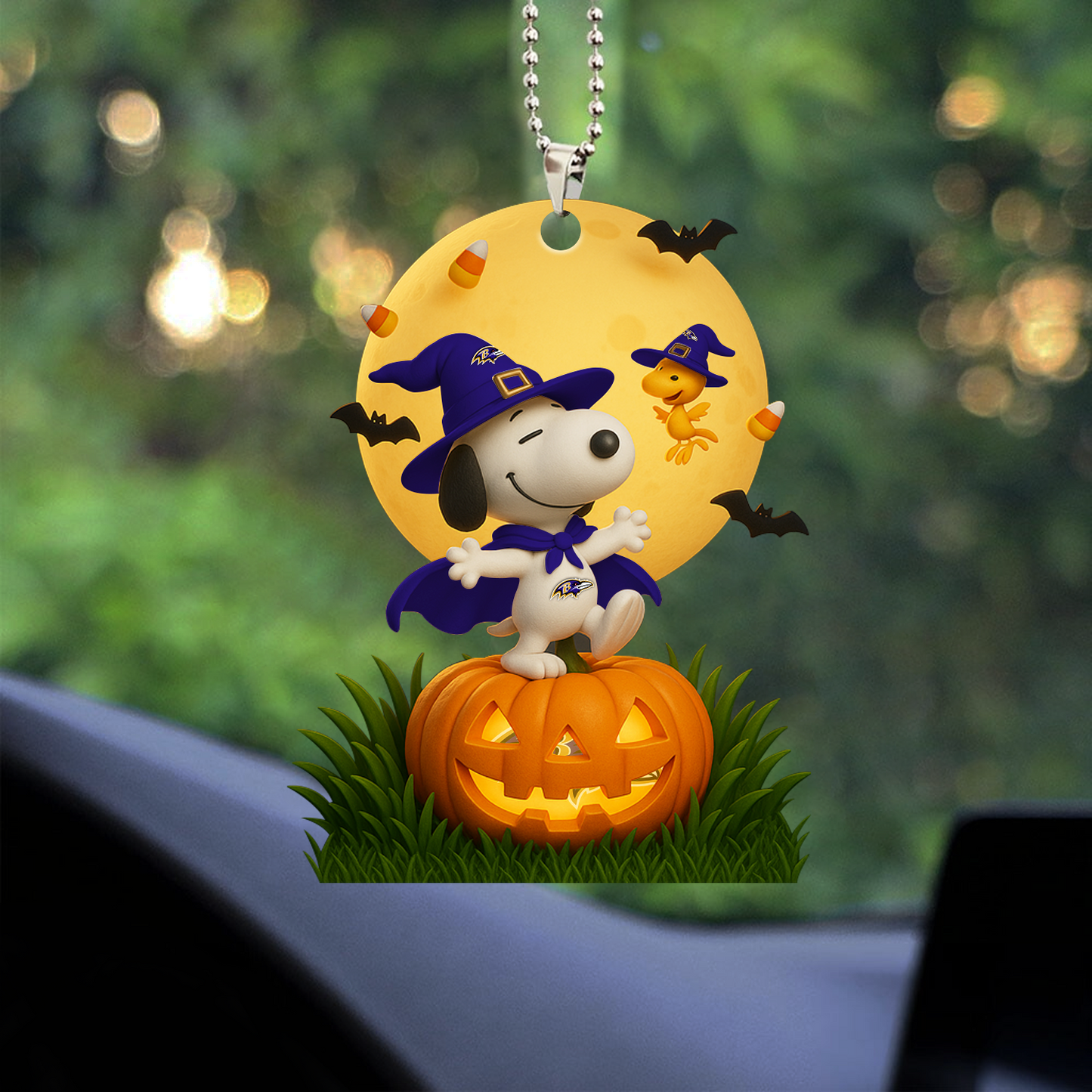 Premium NFL BAL x SNP Car Ornament DATND TANTD