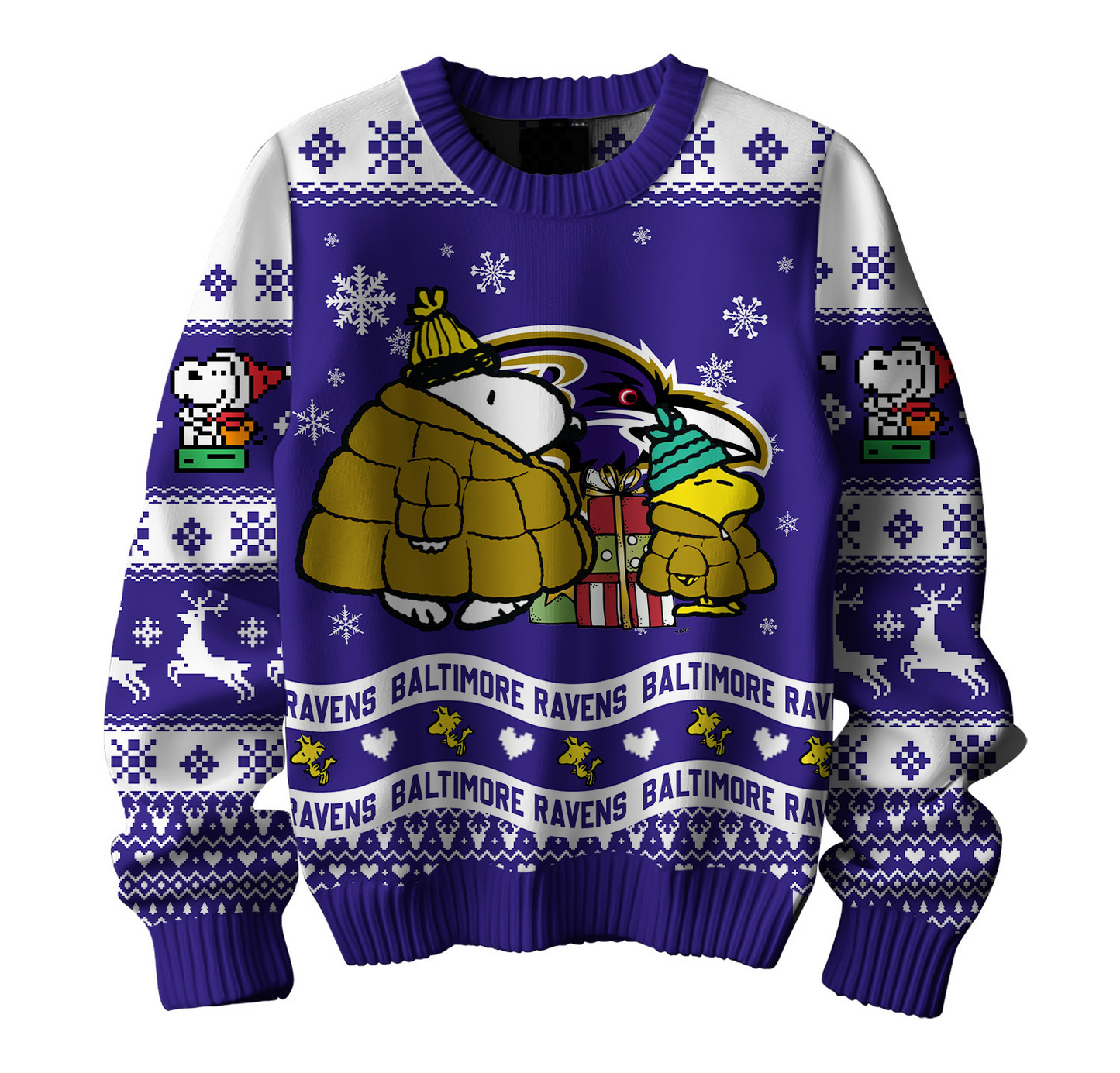 Premium NFL BAL x SNP Ugly Sweater V1 NMD TTV