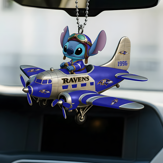 Premium NFL BAL x ST Car Ornament V1 DatND DVT