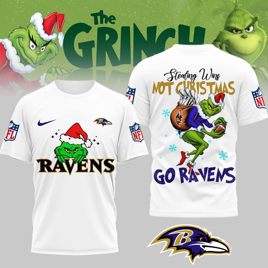 Premium NFL BAL x The Grinch Shirt V3 NMD TTV