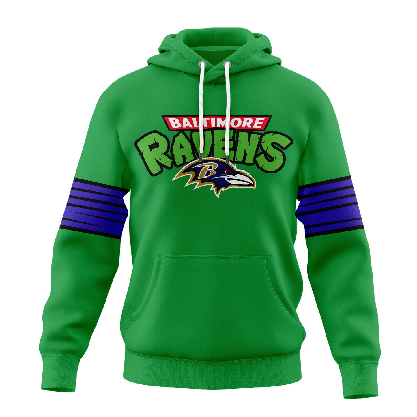 Premium NFL BAL x TMNT 35th Anniversary Hoodie V1 NMD TTV