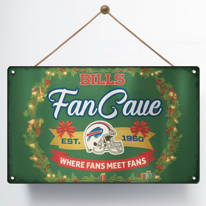 Premium NFL BUF Cave Metal Sign V2 NMD TTV