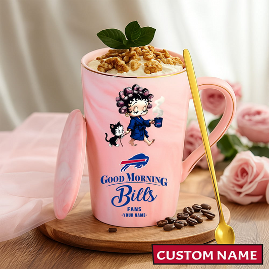Premium NFL BUF Ceramic Women Coffee Mug V1 NMD TTV