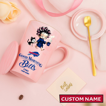Premium NFL BUF Ceramic Women Coffee Mug V1 NMD TTV