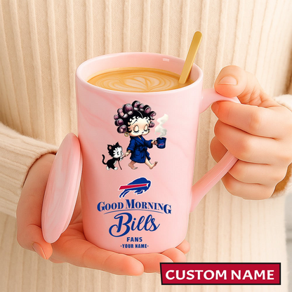 Premium NFL BUF Ceramic Women Coffee Mug V1 NMD TTV