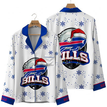 Premium NFL BUF Christmas Pajamas V1 NMD TTV