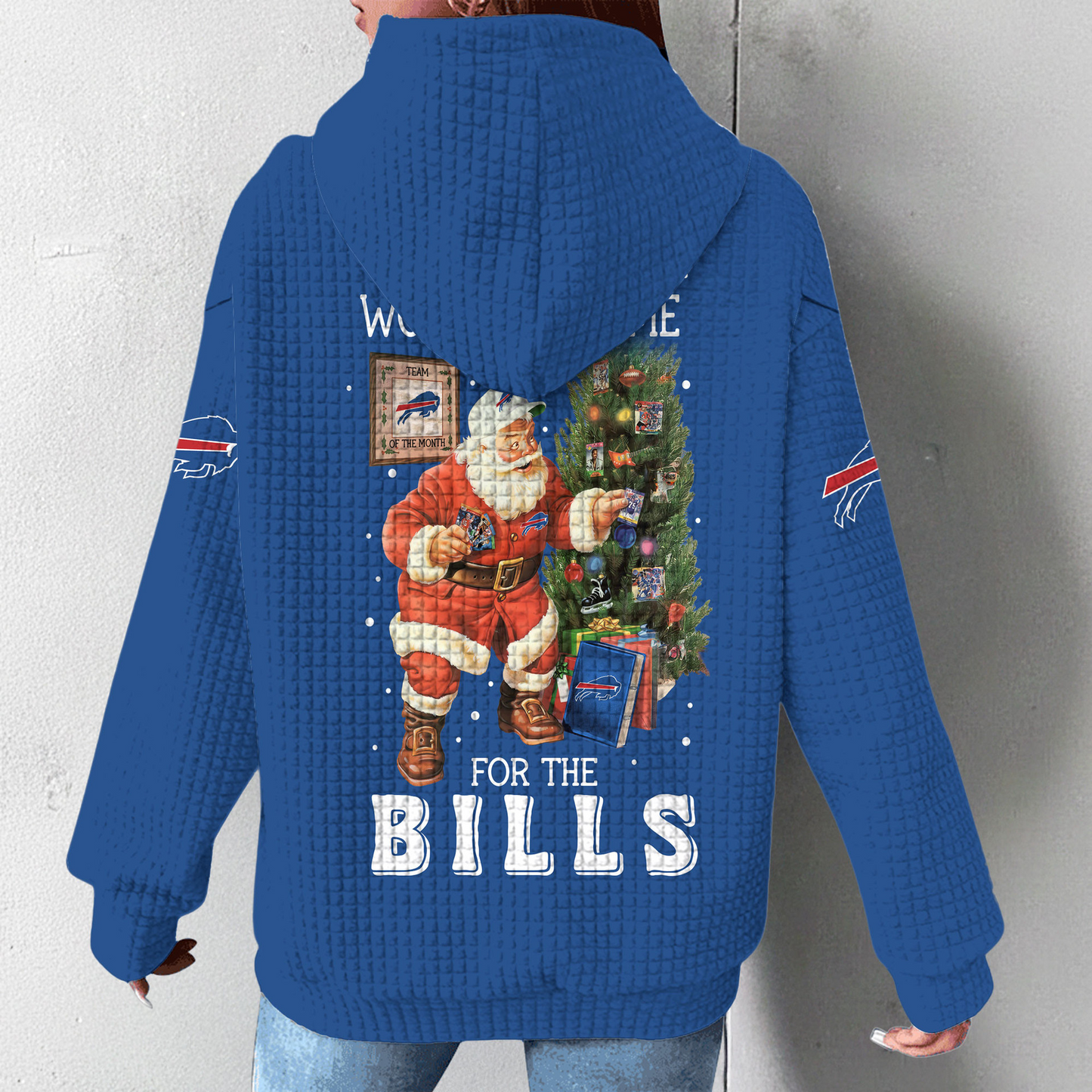 Premium NFL BUF Christmas Waffele Hoodie V1 NMD 261125 TTV
