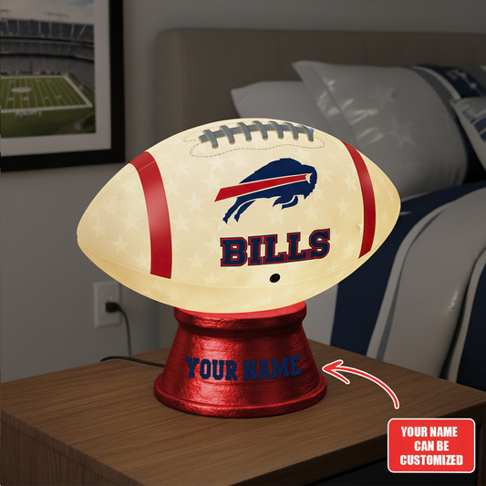 Premium NFL BUF Football Night Light Custom Name V2 NMD TTV