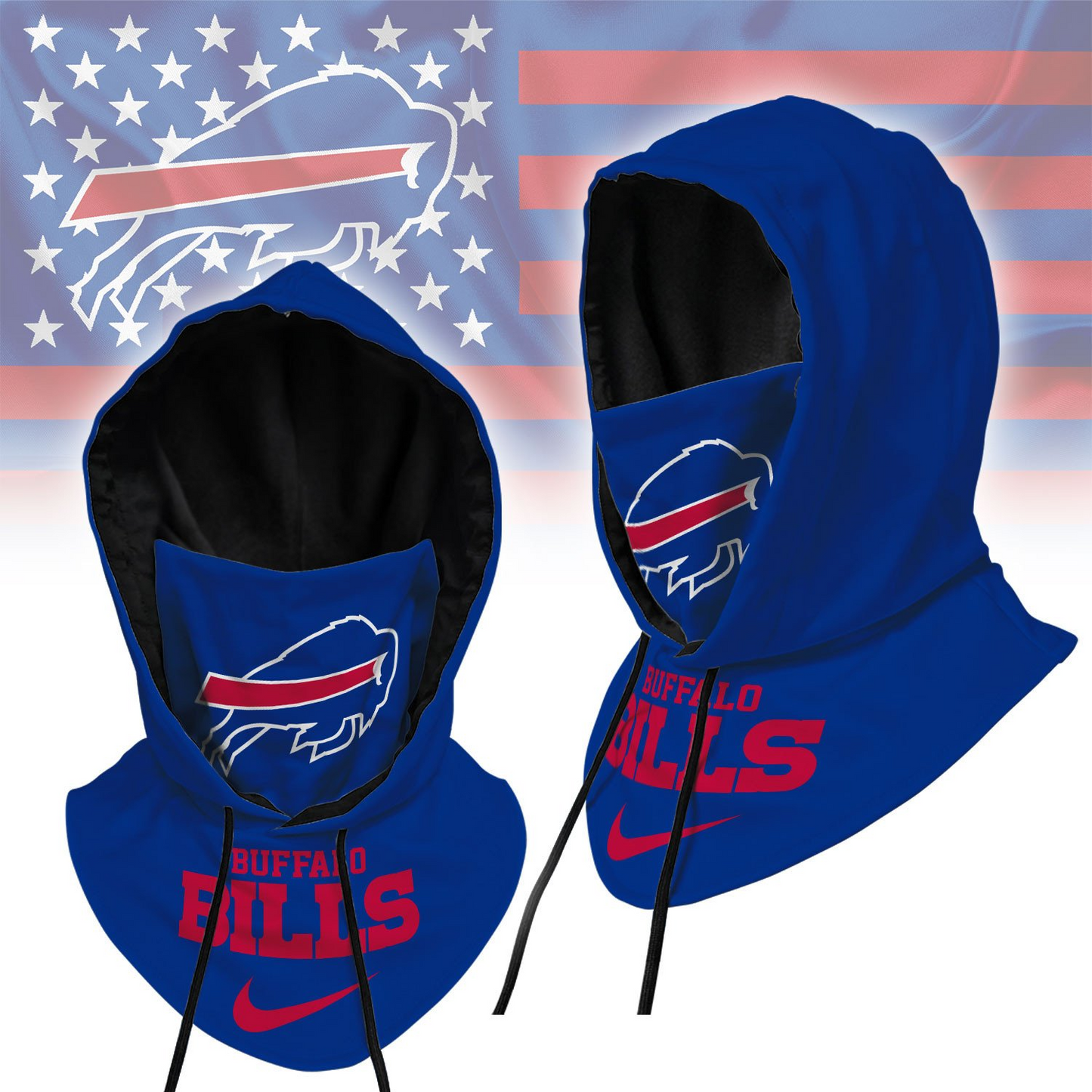 Premium NFL BUF Hooded Gaiter V1 NMD TTV