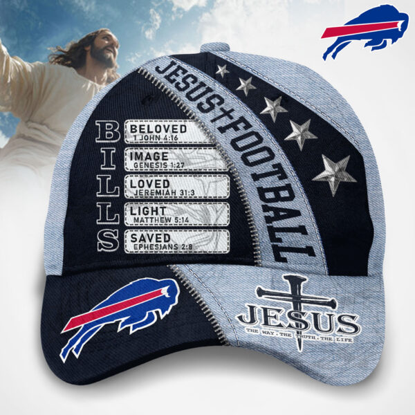 Premium NFL BUF Jesus Football Classic Cap V1 NMD TTV