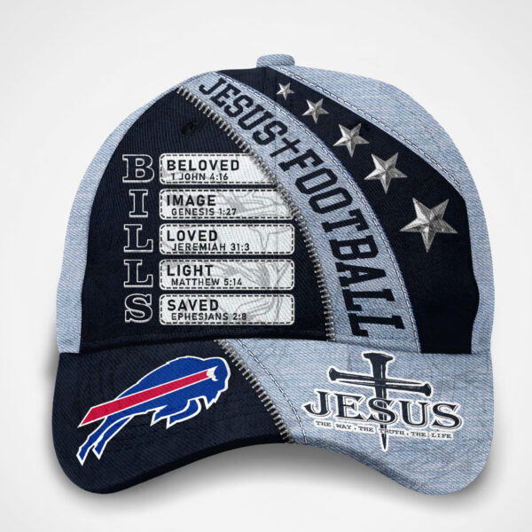 Premium NFL BUF Jesus Football Classic Cap V1 NMD TTV