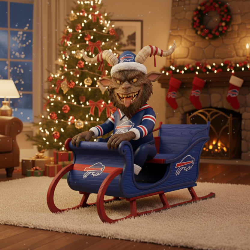 Premium NFL BUF Krampus Arcylic Plaque V1 NMD TTV