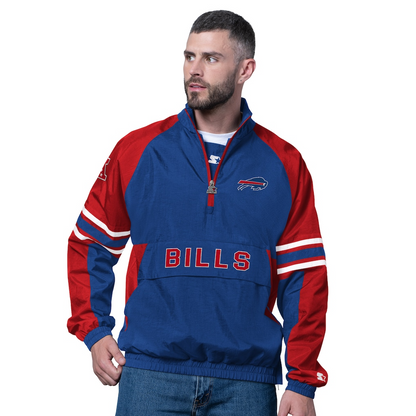 Premium NFL BUF Legacy Quarter-Zip Jacket V1 NMD TTV