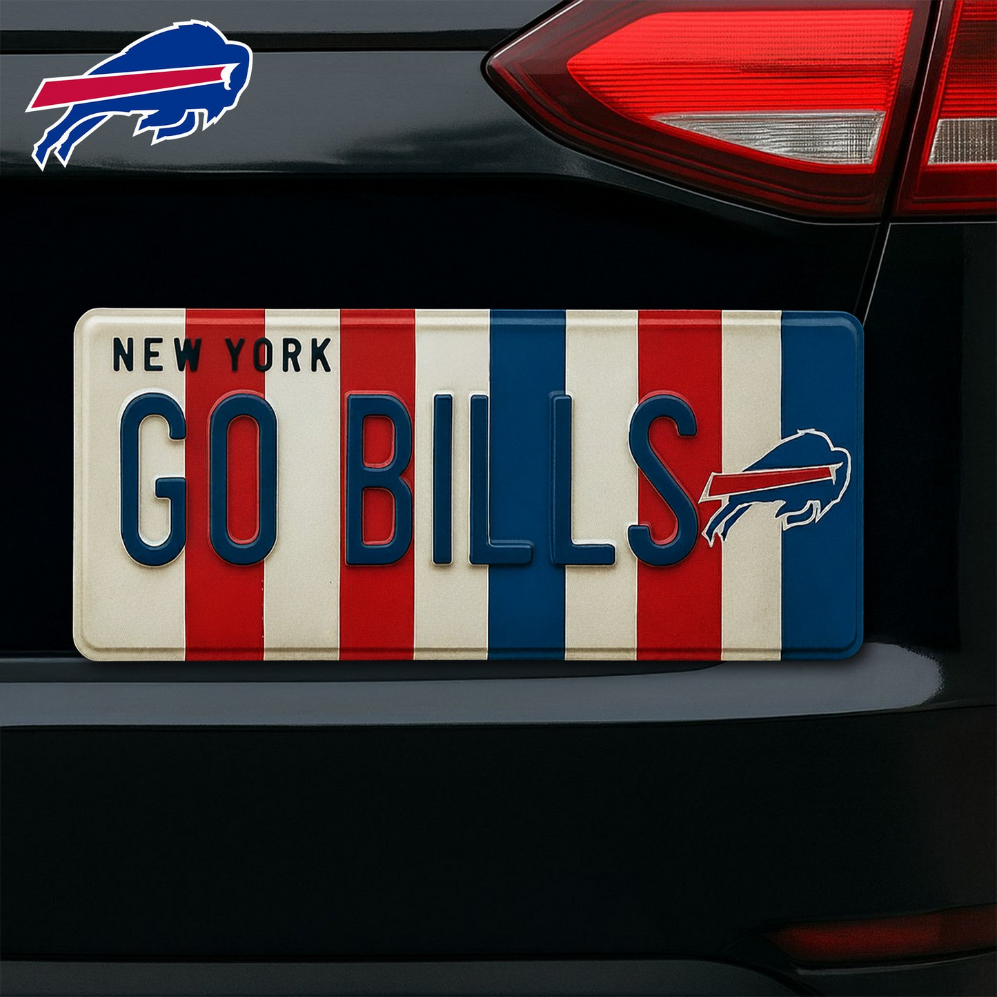Premium NFL BUF License Plate Frame HI V1 NMD TTV