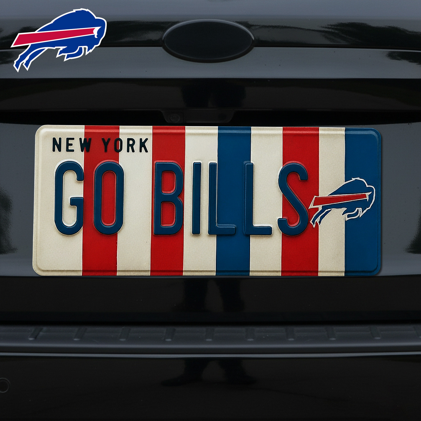 Premium NFL BUF License Plate Frame HI V1 NMD TTV