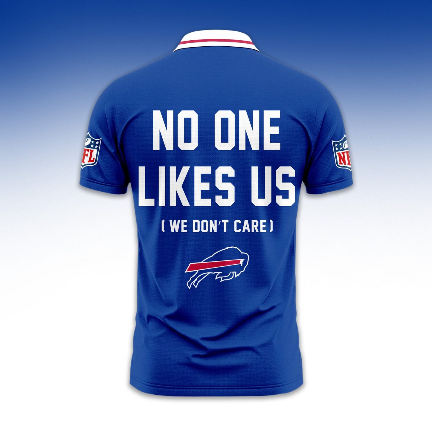 Premium NFL BUF No One Likes Us Polo Shirt V1 NMD 291025 TTV