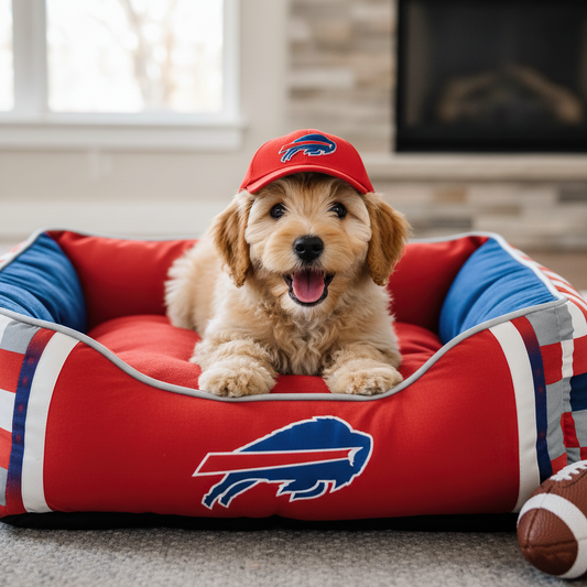 Premium NFL BUF Pets Bed V1 NMD TTV
