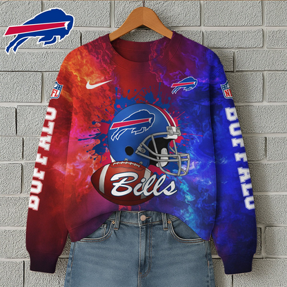 Premium NFL BUF Printed Sweatshirt V1 NMD TTV