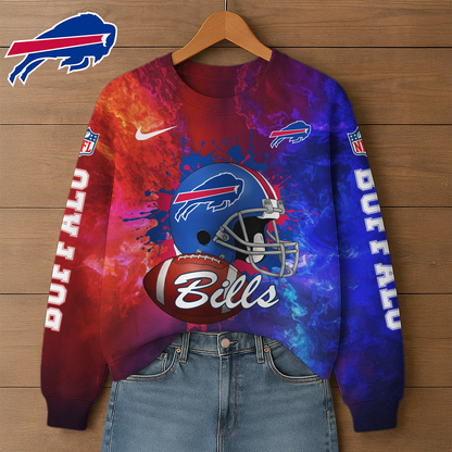 Premium NFL BUF Printed Sweatshirt V1 NMD TTV