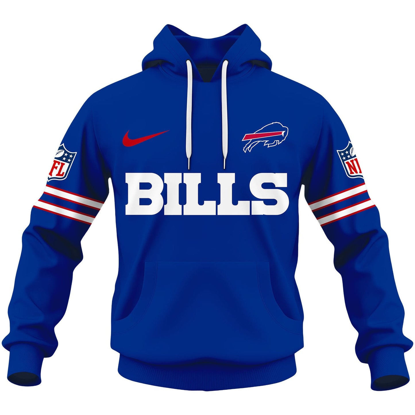 Premium NFL BUF Signature Fan Gear Hoodie V1 NMD NHM