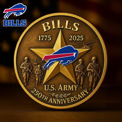 Premium NFL BUF U.S Army Anniversary Coin V1 NMD NHM
