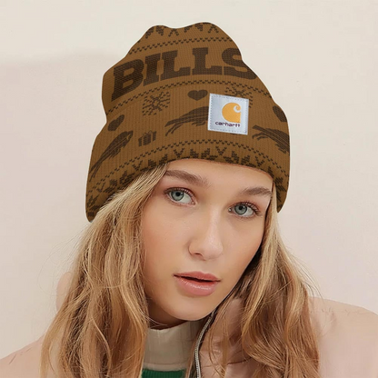 Premium NFL BUF x CH Chrismas Workwear Beanie V1 NMD TTV