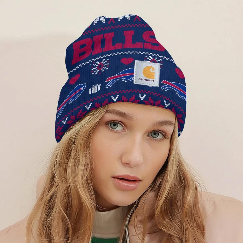 Premium NFL BUF x CH Chrismas Workwear Beanie V1 NMD TTV