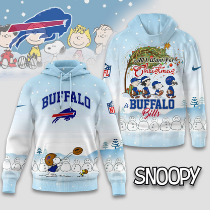 Premium NFL BUF x Peanuts Snow Day Hoodie V3 NMD TTV