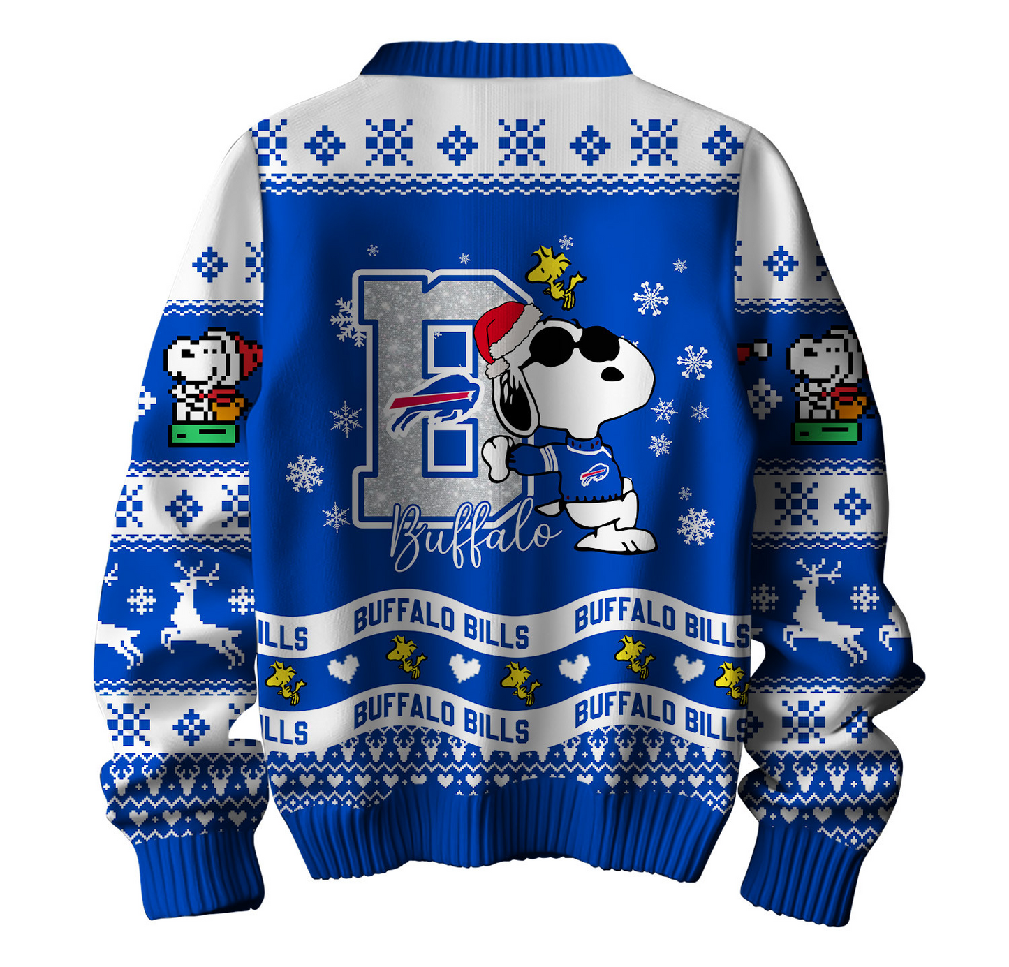Premium NFL BUF x SNP Ugly Sweater V1 NMD TTV