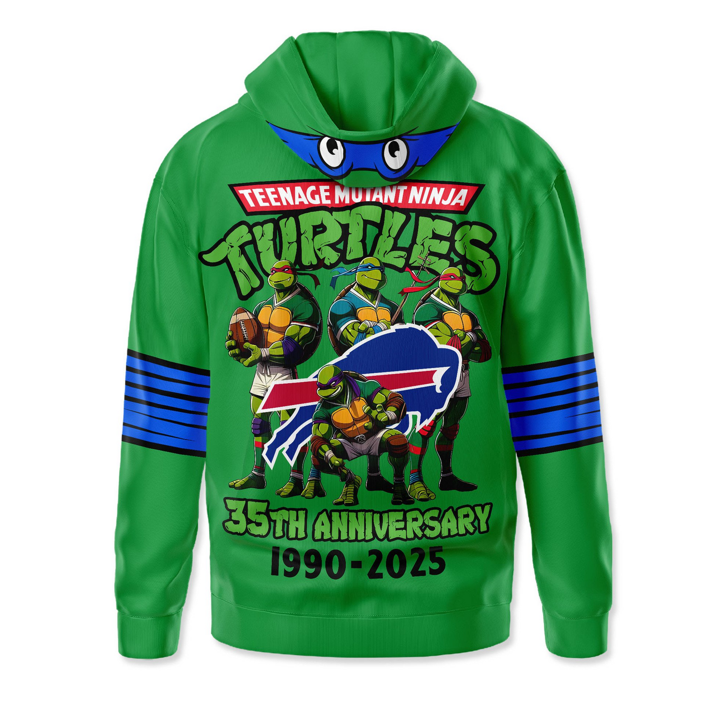 Premium NFL BUF x TMNT 35th Anniversary Hoodie V1 NMD TTV