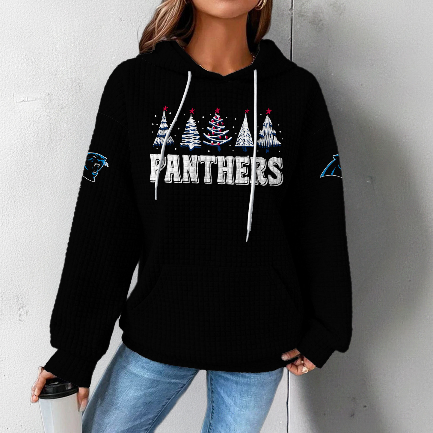 Premium NFL CAR Christmas Waffele Hoodie V1 NMD 261125 TTV