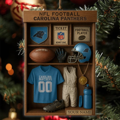 Premium NFL CAR Football Locker Hanging Ornament V1 NMD NHM