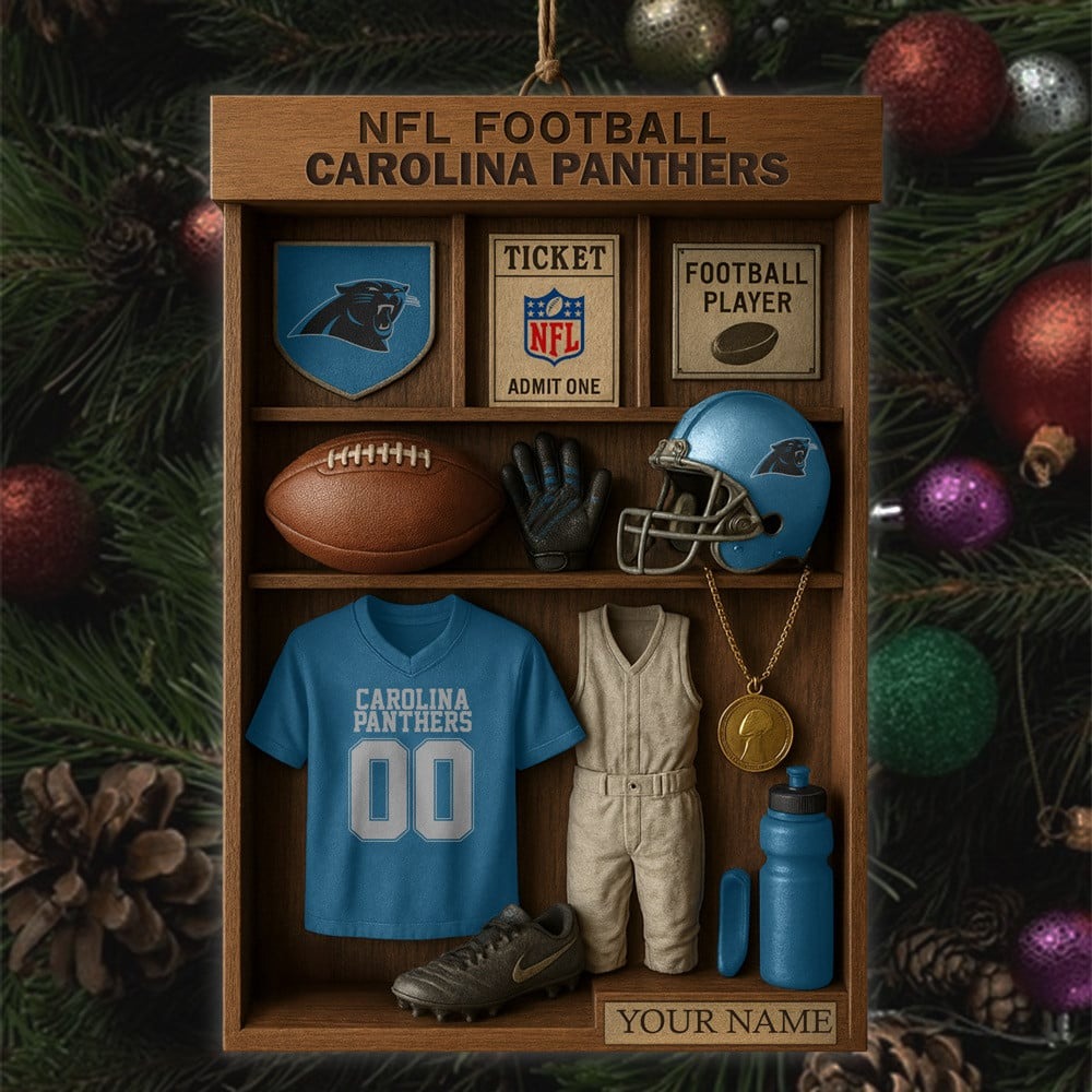 Premium NFL CAR Football Locker Hanging Ornament V1 NMD NHM