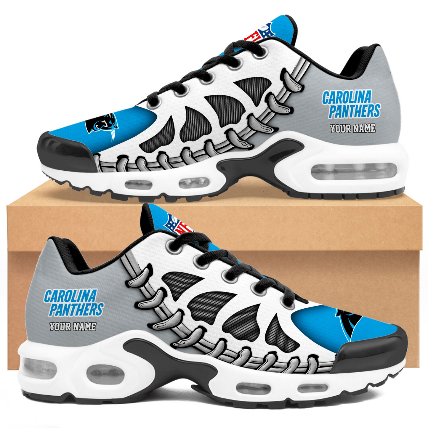 Premium NFL CAR Spine Rush Air Max Sneaker V4 NMD  TTV