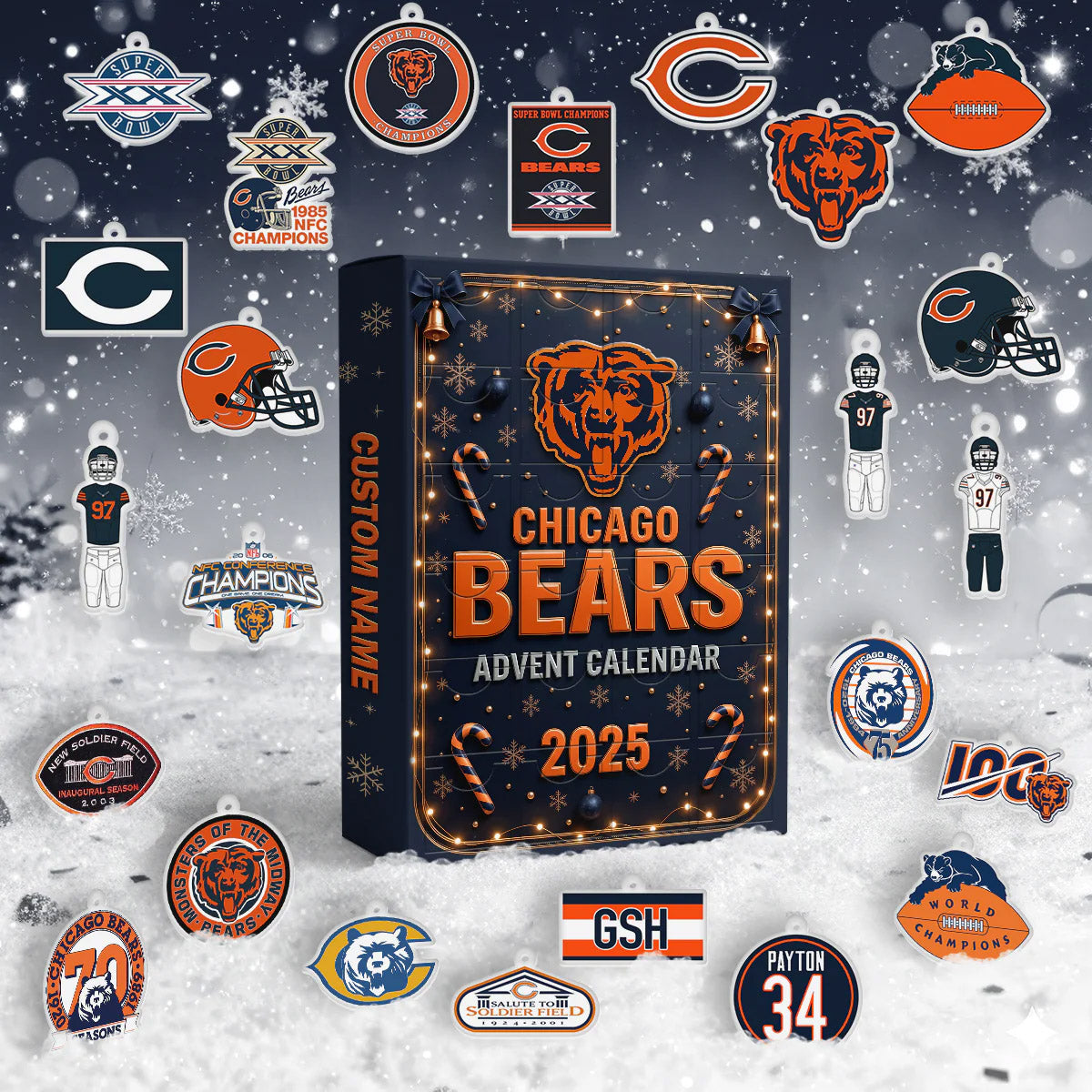 Premium NFL CHI Advent Calendar 2025 V1 NMD NHM