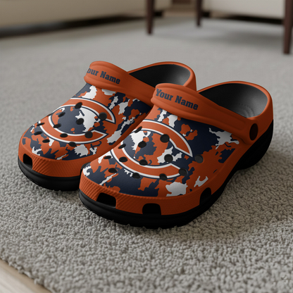 Premium NFL CHI Camo CLogs V1 NMD TTV