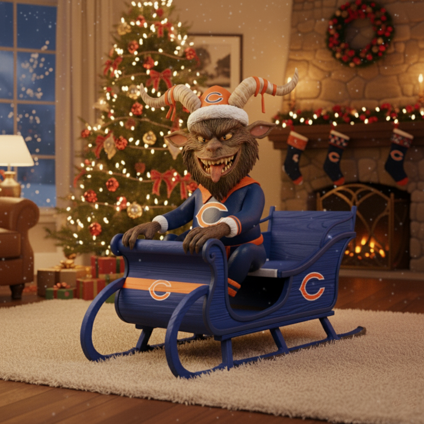 Premium NFL CHI Krampus Arcylic Plaque V1 NMD TTV