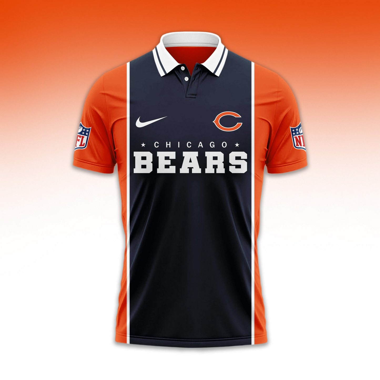 Premium NFL CHI No One Likes Us Polo Shirt V1 NMD 291025 TTV
