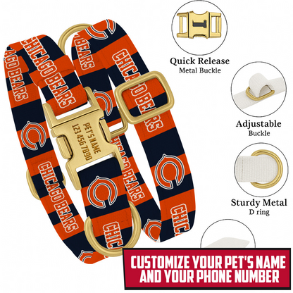 Premium NFL CHI Pet Collar V1 NMD TTV
